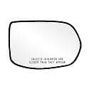 Truck/ SUV Replacement Mirror: Passenger Side, Convex, Includes Backing Plate