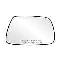 Truck/ SUV Replacement Mirror: Passenger Side, Convex, Includes Backing Plate