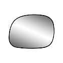 Truck/ SUV Replacement Mirror: Driver Side, Flat, Includes Backing Plate