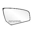 Passenger Car Replacement Mirror: Passenger Side, Convex, Includes Backing Plate
