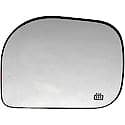 Plastic Backed Door Mirror Glass