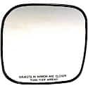 Plastic Backed Door Mirror Glass