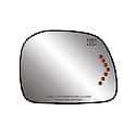 Truck/ SUV Replacement Mirror: Passenger Side, Convex, Turn Signal, Includes Backing Plate