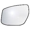 Passenger Car Replacement Mirror: Driver Side, Flat, Includes Backing Plate