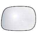 Truck/ SUV Replacement Mirror: Driver Side, Flat, Includes Backing Plate