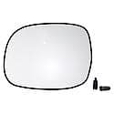 Truck/ SUV Replacement Mirror: Driver Side, Flat, Includes Backing Plate