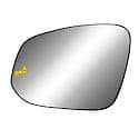 Truck/ SUV Replacement Mirror: Driver Side, Flat, Blind Spot Detection, Includes Back Plate