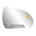 Passenger Car Replacement Mirror: Passenger Side, Convex, Blind Spot Detection, Back Plate