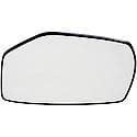 Door Mirror Glass, Plastic Backed, Non-Heated