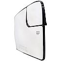 Door Mirror Glass, Plastic Backed, Heated