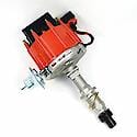 D1201 Flame-Thrower Distributor HEI Pontiac Small Block/Big Block Red Cap