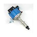 D1202 Flame-Thrower Distributor HEI Pontiac Small Block/Big Block Blue Cap