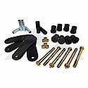 HD Shackle Kit, Left or Right, Front or Rear, Black, Greasable, 3/4" Lift