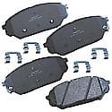 Brake Pads: With Hardware, Ceramic, Long Life and Quiet