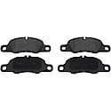 Semi-Metallic Brake Pads - Front (4-Pad Set)