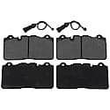 Semi-Metallic Brake Pads - Front (4-Pad Set)