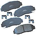 Brake Pads: With Hardware, Ceramic, Long Life and Quiet