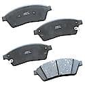 Brake Pads: With Hardware, Ceramic, Long Life and Quiet