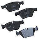 Brake Pads: With Hardware, Semi-metallic, Long Life and Quiet