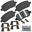 Brake Pads With Hardware, Ceramic, Better Performance, Longer Life, Quiet