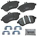 Brake Pads: With Hardware, Ceramic, Better Performance, Quiet, Less Dust