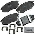 Brake Pads With Hardware, Ceramic, Better Performance, Longer Life, Quiet