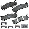 Brake Pads: With Hardware, Ceramic, Better Performance, Quiet