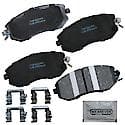 Brake Pads: With Hardware, Ceramic, Better Performance, Quiet