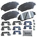 Brake Pads With Hardware, Ceramic, Better Performance, Longer Life, Quiet