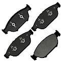 Semi-Metallic Brake Pads - (4-Pad Set)