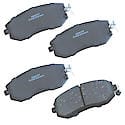 Brake Pads: With Hardware, Ceramic, Long Life and Quiet