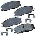 Brake Pads: With Hardware, Ceramic, Long Life and Quiet