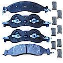 Brake Pads: With Hardware, Ceramic, Long Life and Quiet