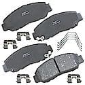 Brake Pads: With Hardware, Ceramic, Long Life and Quiet