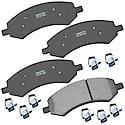 Severe Duty Brake Pads: With Hardware, Semi-metallic, Ideal for Heavy Towing