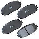 Brake Pads: Semi-metallic, Long Life and Quiet