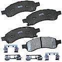 Severe Duty Brake Pads: With Hardware, Semi-metallic, Ideal for Heavy Towing