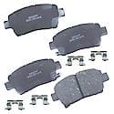 Brake Pads: With Hardware, Ceramic, Long Life and Quiet