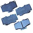 Brake Pads: Semi-metallic, Long Life and Quiet