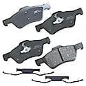 Brake Pads: With Hardware, Ceramic, Long Life and Quiet