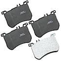 Semi-Metallic Brake Pads - (4-Pad Set)