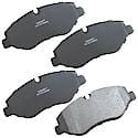 Brake Pads: Semi-metallic, Long Life and Quiet