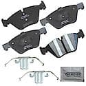 Semi-Metallic Brake Pads - (4-Pad Set)