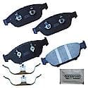 Semi-Metallic Brake Pads - (4-Pad Set)