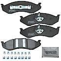 Brake Pads: With Hardware, Semi-metallic, Better Performance, Quiet - Front
