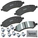 Brake Pads: With Hardware, Semi-metallic, Better Performance, Quiet