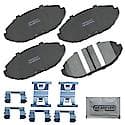 Brake Pads: With Hardware, Semi-metallic, Better Performance, Quiet