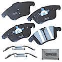 Brake Pads: With Hardware, Semi-metallic, Better Performance, Quiet, Less Dust