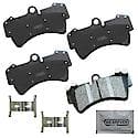 Brake Pads With Hardware, Semi-Metallic, Longer Life, Quiet