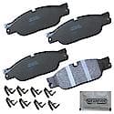 Semi-Metallic Brake Pads - (4-Pad Set)